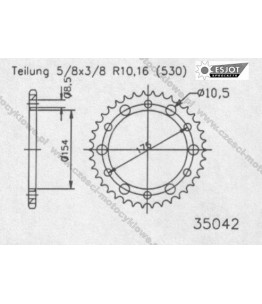Zębatka tylna ESJOT