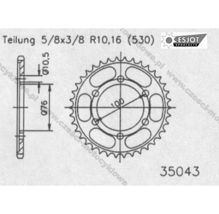 Zębatka tylna ESJOT