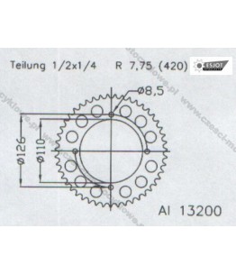 Zębatka tylna ESJOT