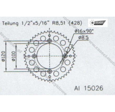 Zębatka tylna ESJOT