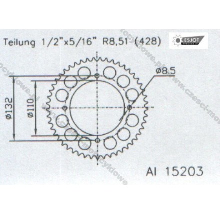 Zębatka tylna ESJOT