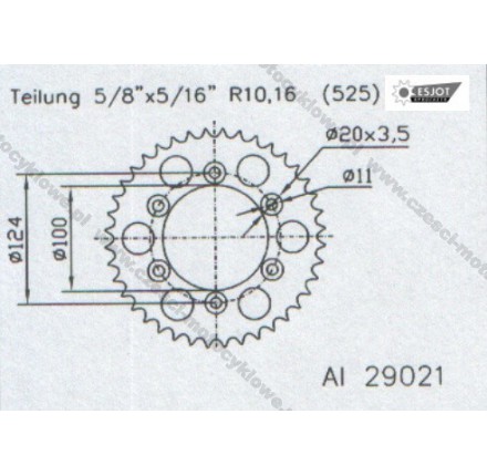 Zębatka tylna ESJOT