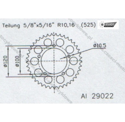 Zębatka tylna ESJOT