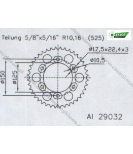 Zębatka tylna ESJOT