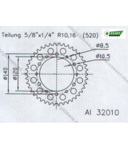 Zębatka tylna ESJOT