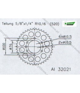 Zębatka tylna ESJOT