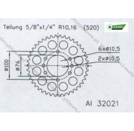 Zębatka tylna ESJOT