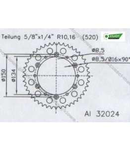 Zębatka tylna ESJOT