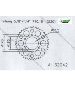Zębatka tylna ESJOT