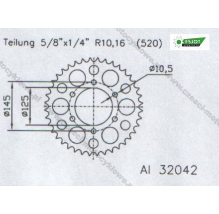 Zębatka tylna ESJOT