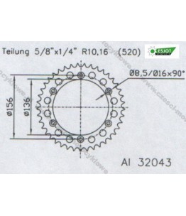Zębatka tylna ESJOT