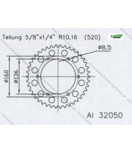 Zębatka tylna ESJOT