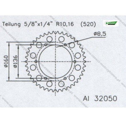Zębatka tylna ESJOT