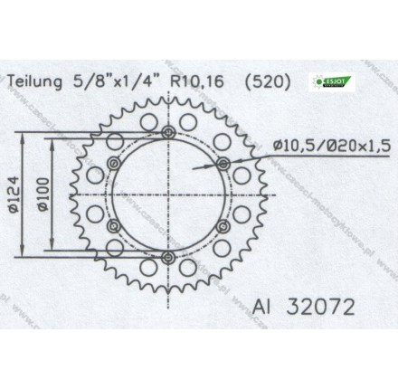 Zębatka tylna ESJOT