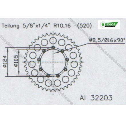 Zębatka tylna ESJOT