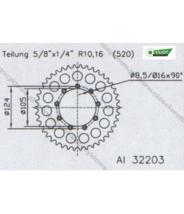 Zębatka tylna ESJOT