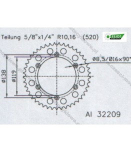 Zębatka tylna ESJOT