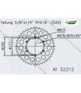 Zębatka tylna ESJOT