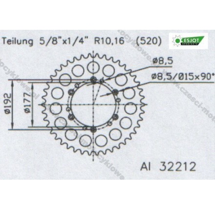 Zębatka tylna ESJOT
