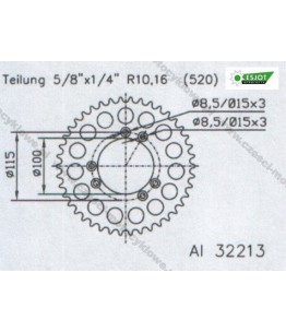 Zębatka tylna ESJOT