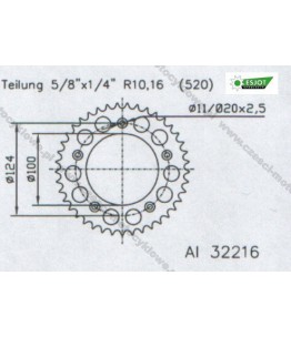 Zębatka tylna ESJOT