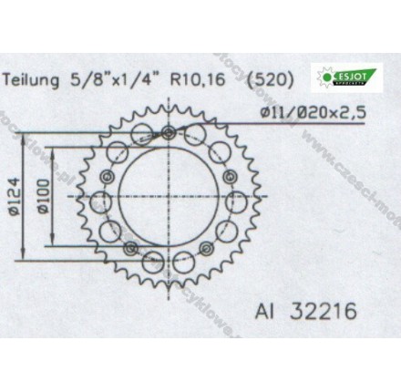 Zębatka tylna ESJOT