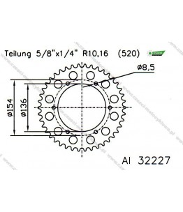 Zębatka tylna ESJOT