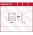 Klocki hamulcowe TRW MCB832P