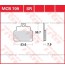 Klocki hamulcowe TRW MCB709SRM