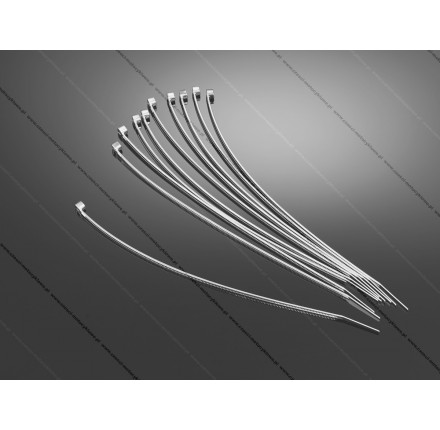 Opaska zaciskowa, srebrna, STREETFIGHTER, 10 sztuk. Producent: Highway Hawk.