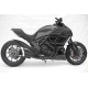 ZARD Ducati Diavel, czarny, katalizator