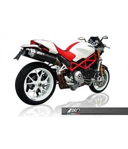 ZARD Top Gun kompletny system wydechowy Ducati Ducati Monster S4R+S4RS Testastretta, 07, titan