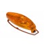 Szkiełko owalne z pomarańczową soczewka przeznaczona do kierunkowskazu Micro 1000. Wyrób posiada homologację EU na tył.