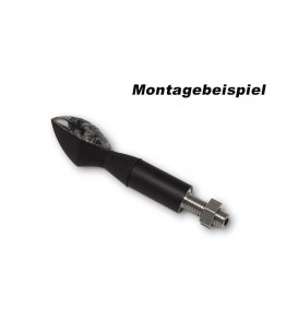 HIGHSIDER Indicator stem extension 28 mm for indicators with M8 bolt, black, pair