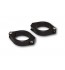 HIGHSIDER CNC Aluminiowe zaciski przedniego widelca, 38-41 mm, czarne, para