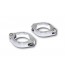 HIGHSIDER CNC Aluminiowe zaciski przedniego widelca, 38-41 mm, chrom, para