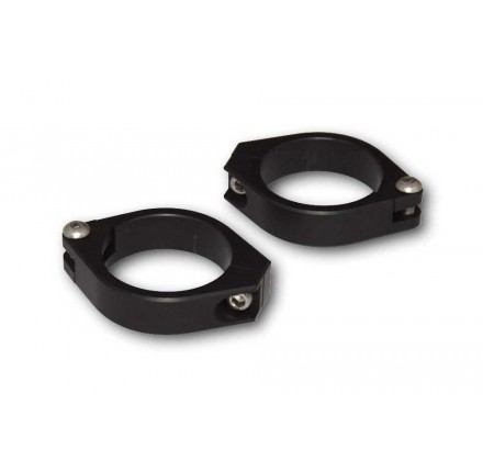 HIGHSIDER CNC Aluminiowe zaciski przedniego widelca, 42-43 mm, czarne, para