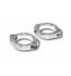 HIGHSIDER CNC Aluminiowe zaciski przedniego widelca, 42-43 mm, chrom, para