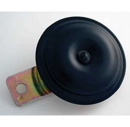 Klakson italian art 12 V, średnica 80mm, 110 db, czarny