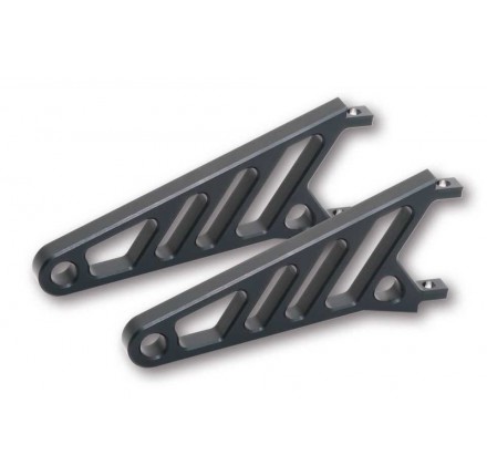 HIGHSIDER CNC Alu mocowanie reflektora, czarny mat, para