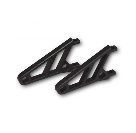 HIGHSIDER CNC Alu mocowanie reflektora, czarny mat, para