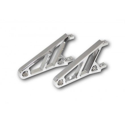 HIGHSIDER CNC aluminiowe mocowania reflektora, chrom, para