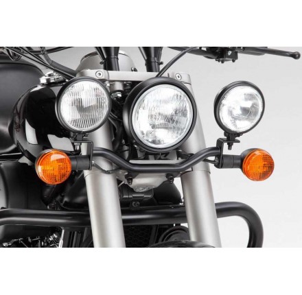 Mocowania dodatkowych reflektorów , czarny, Honda VT 750 C Black Spirit 2010-, Spirit 07-09 / 10-