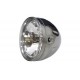 HIGHSIDER 5 3/4 cala główne światło SKYLINE z LED-owym przednim ringiem światła, chromowana metalowa obudowa, H4, 12V 60/55 W,