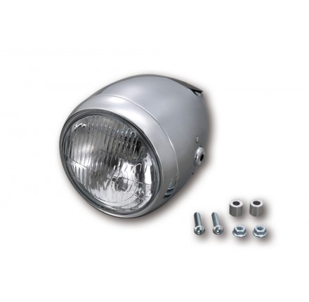 DAYTONA H4 reflektor, 5-3/4 cala  VINTAGE, chrom,  z homologacją EU