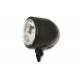 Reflektor czarny, 90 mm, dolne mocowanie, światłą drogowe, z homologacją EU, żarówki H4 12V 55/60W