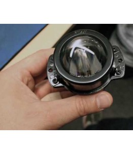 Światło soczewkowe 38 mm, krótkie, H1 55 watt, do ruchu ulicznego, homologacja.