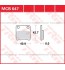 Klocki hamulcowe TRW MCB647