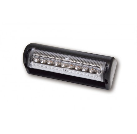 LED światła tylne MULTIFLEX, czarny, jasne szkło, z homologacją EU