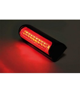 LED światła tylne MULTIFLEX, czarny, jasne szkło, z homologacją EU